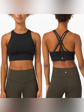 Lululemon Energy High-neck Long Line Sports bra